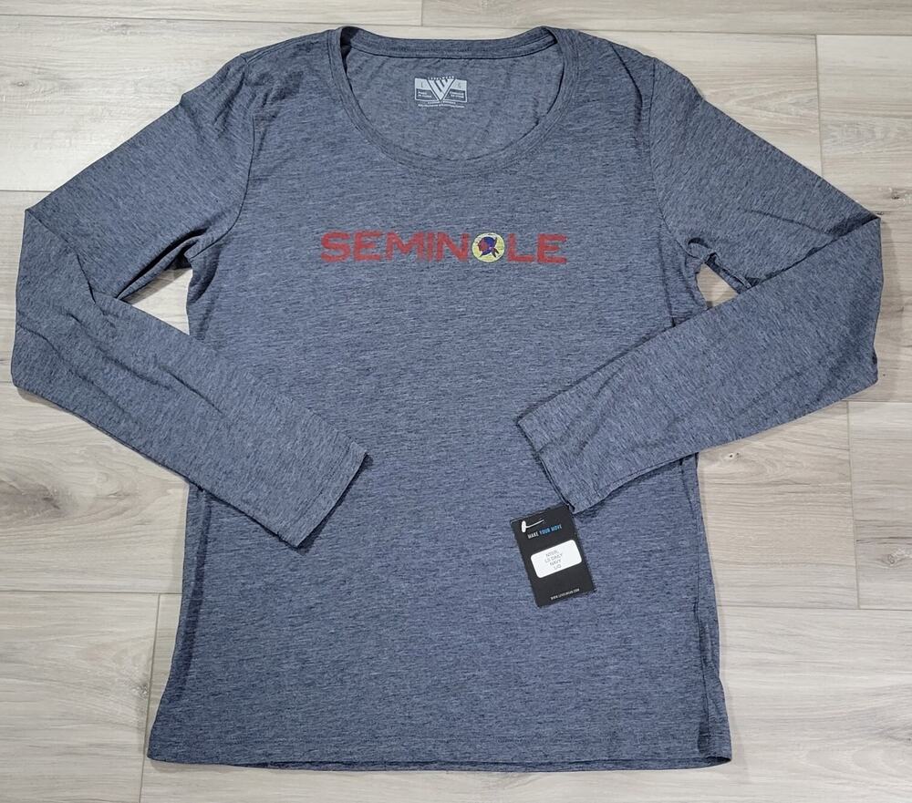 Seminole Golf Club T-Shirt Women's Large Long Sleeve Super Premium Levelwear